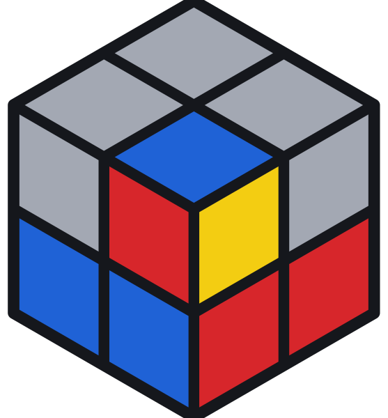 Lugar correcto, orientación incorrecta: la esquina amarilla, azul y roja de arriba a la derecha coincide con el azul y el rojo de abajo. Pero su amarillo no mira hacia arriba, sino hacia la derecha.