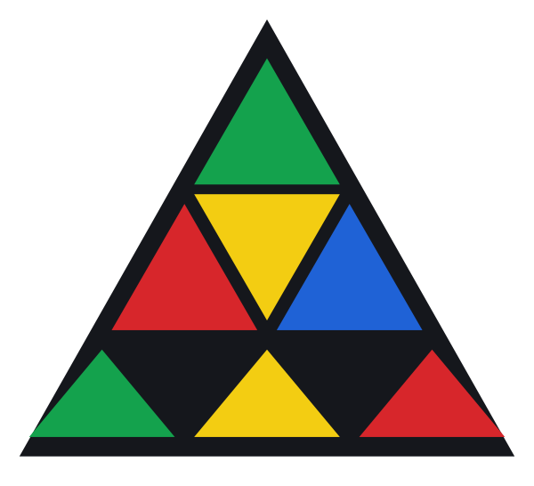 Pyraminx, el rompecabezas con forma de pirámide